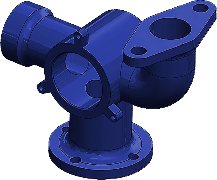 pieza creada en CATIA